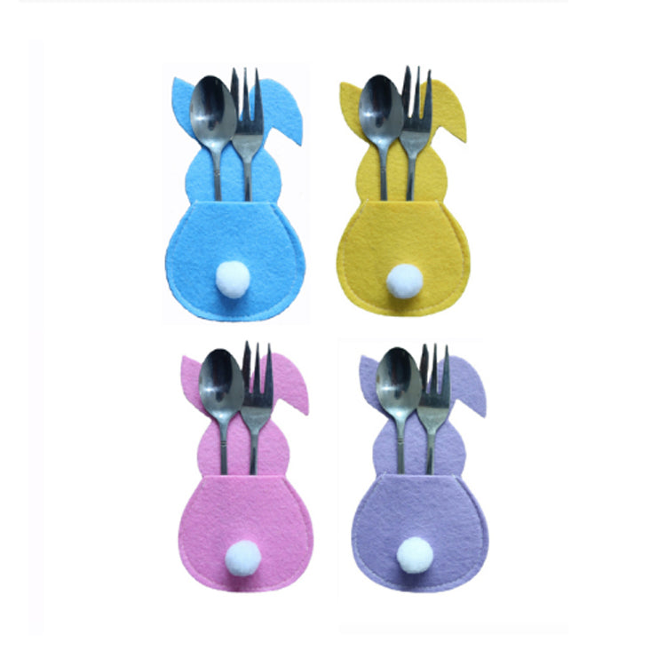 Easter Rabbit Tableware Holder