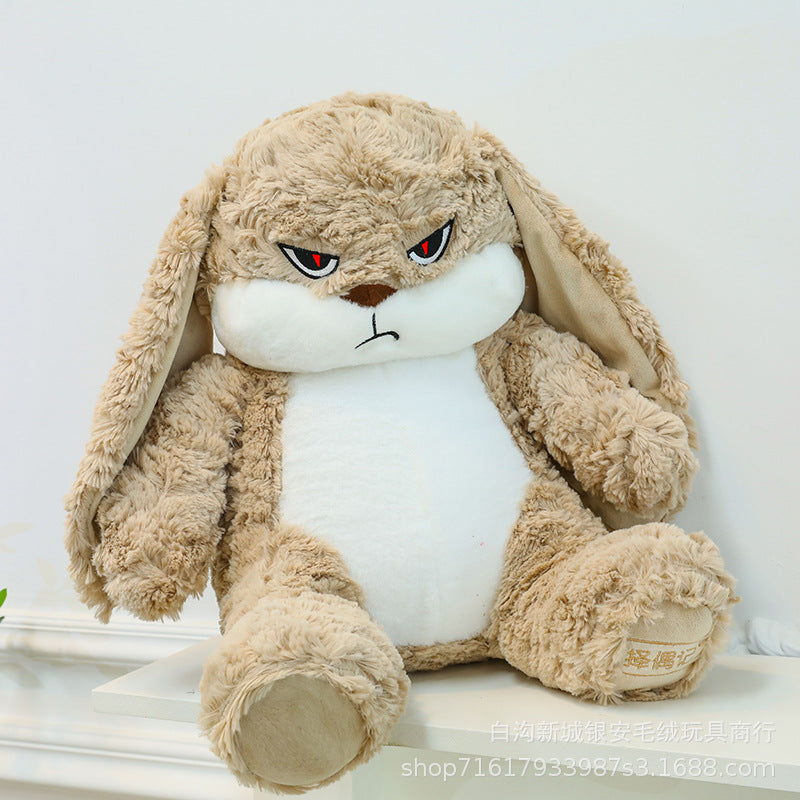 Angry Rabbit Pillow Plush Toy