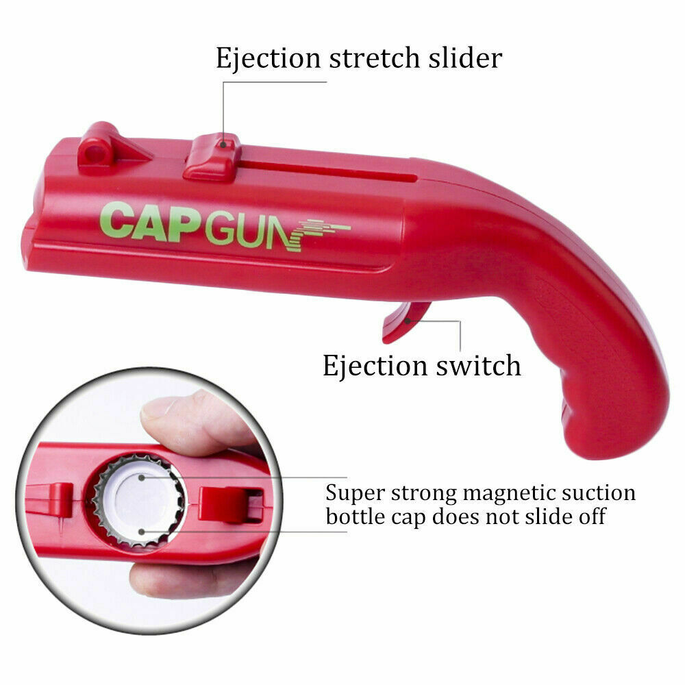 Cap Launching Bottle Opener