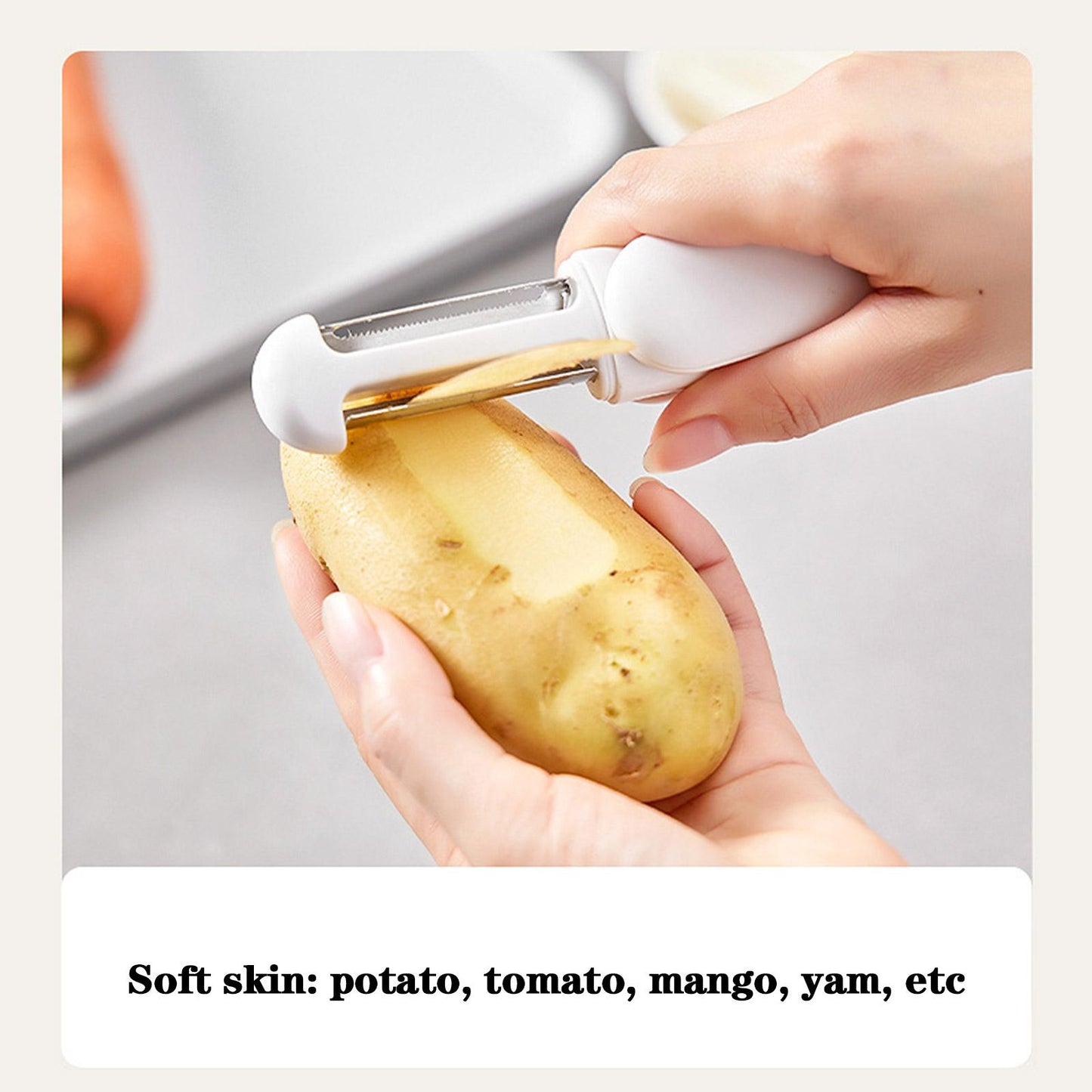 Stainless Steel 3 in 1 Peeler