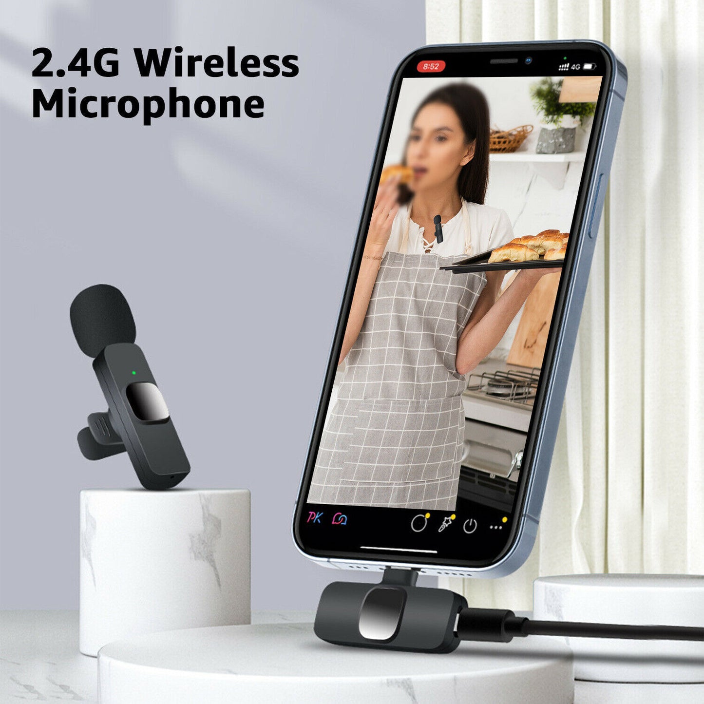 Mini Microphone with easy phone connection