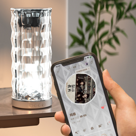 Crystal Lamp and Speaker