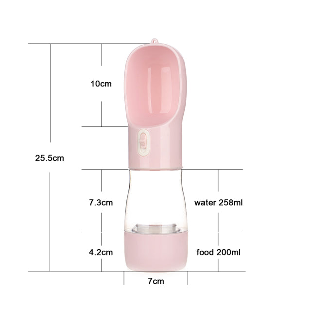 Portable Pet Water and Food Feeder