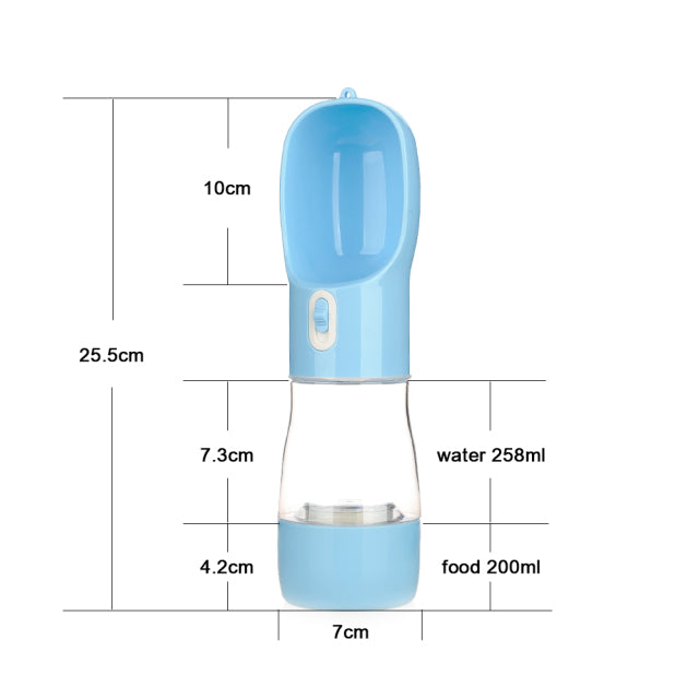 Portable Pet Water and Food Feeder